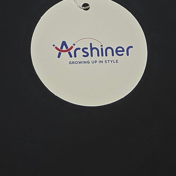 Arshiner Girls Black Peter Pan Collar Dress Long Sleeve Skater School Size 5-6 - Picture 3 of 5